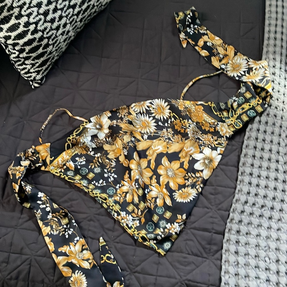 Princess Polly Wrap Spaghetti Strap Top